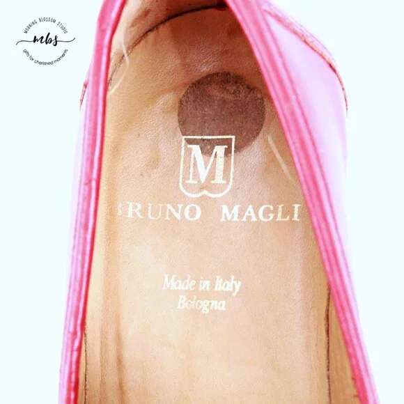 Bruno Magli Kurt Leather Loafers Red White Men 10 - Picture 14 of 14